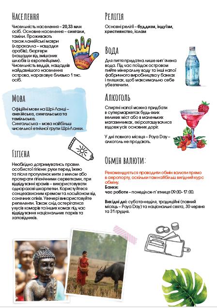 6 Шпаргалка по Шрі Ланці